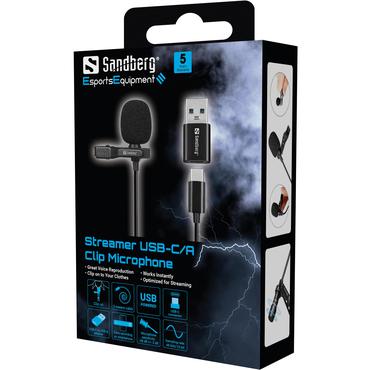 Streamer USB Clip Microphone