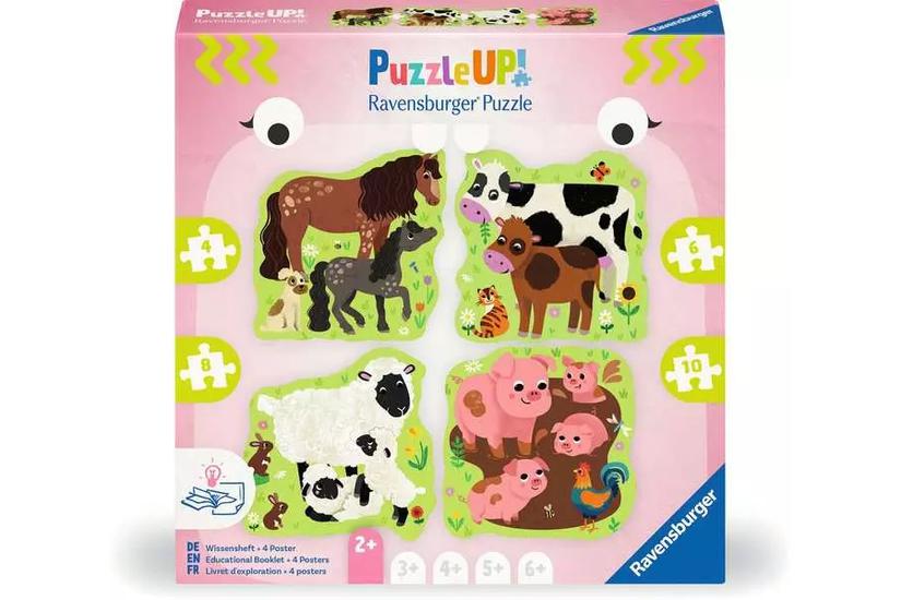 Ravensburger 12.004.001 puslespil 4 stk Dyr