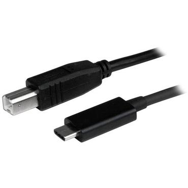 StarTech.com USB 2.0 USB-C till USB-B-kabel - 1 m - USB typ C-kabel - 24 pin USB-C till USB typ B - 1 m