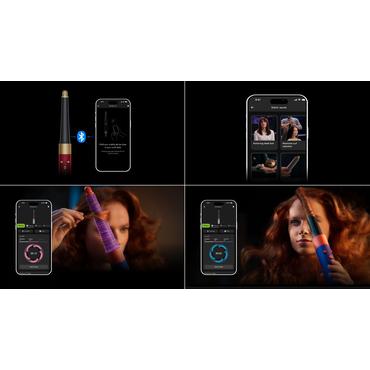 Dyson Airwrap Multistyler i.d. Straight+Wavy aksamitna czerwień/złoto