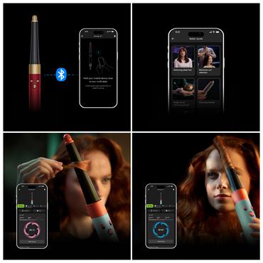 Dyson Airwrap Multistyler i.d. Straight+Wavy aksamitna czerwień/złoto