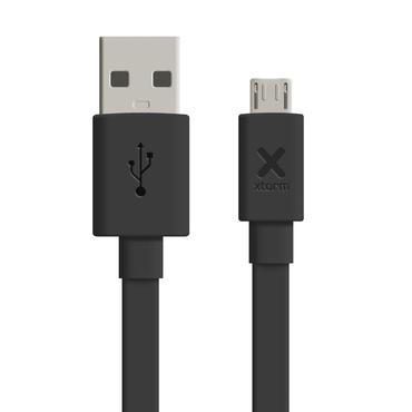 fladt USB kabel, USB-A: Han -