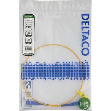Deltaco SCSC-05-SUU InfiniBand og fiberoptisk kabel 0,5 m SC Gul