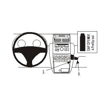 Brodit ProClip Angled mount - beslag til montering