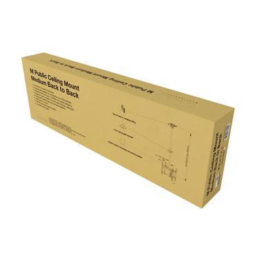 Multibrackets M Public Medium monteringssats - f&ouml;r 2 LCD-bildsk&auml;rmar - vit