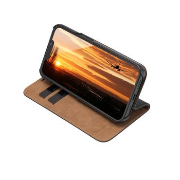 JT Berlin Echtleder BookCase Tegel Apple iPhone 16 Pro schwarz