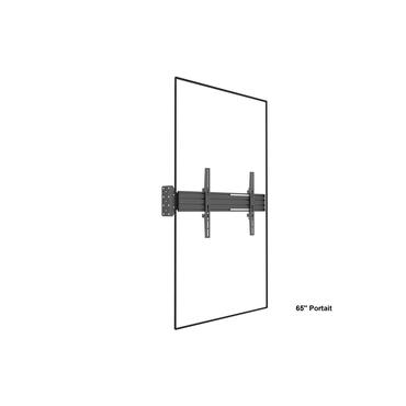 Multibrackets M Pro Series From Wall MBFW1U konsol - för LCD-display - svart