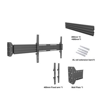 Multibrackets M Pro Series From Wall MBFW1U konsol - för LCD-display - svart