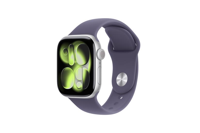 Apple Watch Series 11 OLED 42 mm Digital 374 x 446 pixel Berøringsskærm 5G Sølv Wi-Fi GPS (satellit)
