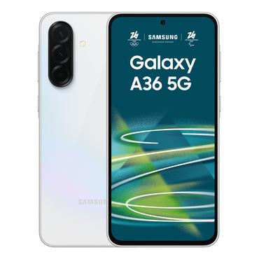 Samsung Galaxy A36 - fantastisk hvid - 5G smartphone - 128 GB - GSM