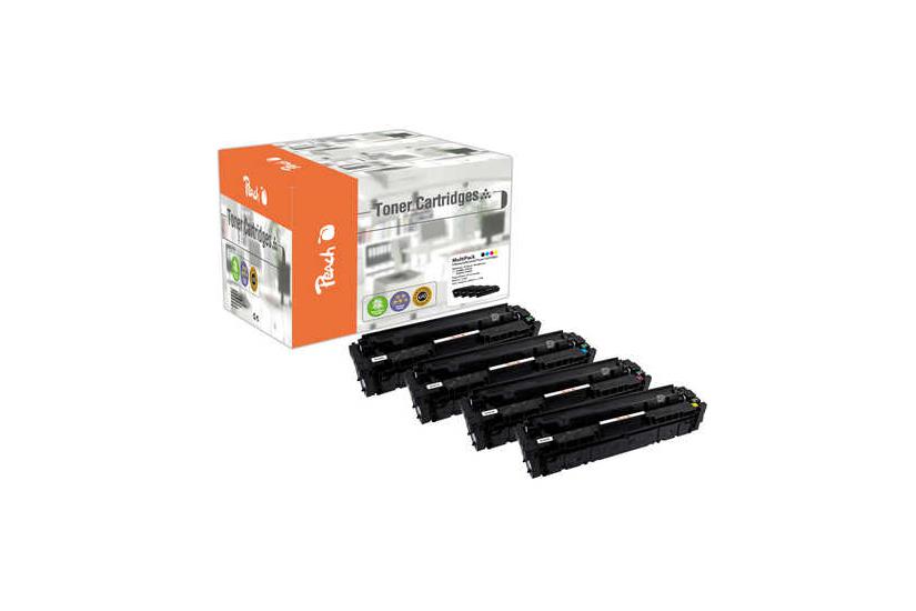 Peach PT707 tonerpatron 4 stk Sort, Blå, Magenta, Gul