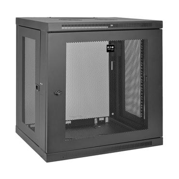 Eaton Tripp Lite Series 12U Wall Mount Rack Enclosure Server Cabinet w/ Door & Side Panels