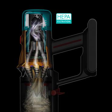 Dyson V12 Origin - dammsugare - sladdl&ouml;s - skaft/handh&aring;llen - 1 batteri, laddare medf&ouml;ljer