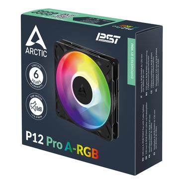 ARCTIC Freezer P12 Pro A-RGB Computerkabinet Ventilator 12 cm Sort, Hvid 1 stk