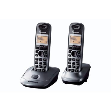 Panasonic KX-TG2512 telefon DECT telefon Nummervisning Grå