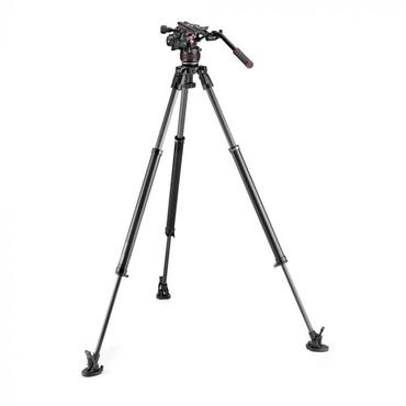 Manfrotto Nitrotech 612 kamerastativ Actionkamera 3 ben Sort