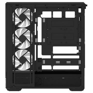Aerocool Chassi - Midi Tower - ATX, Micro ATX, Mini-ITX - 170 mm - 7 - Stål - Svart