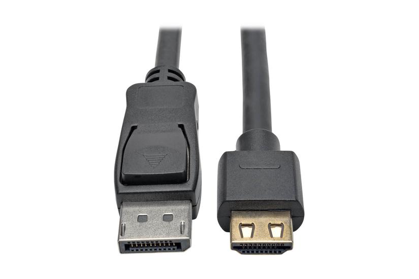 Eaton Tripp Lite Series DisplayPort 1.2 to HDMI Active Adapter Cable (M/M), 4K 60 Hz, Gripping HDMI Plug, HDCP 2.2, 10 ft. (3.1 m) - adapterkabel - DisplayPort / HDMI - 3.05 m
