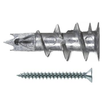 Fischer GKM 12 100 stk Skrue og v&aelig;gstiks&aelig;t 31 mm