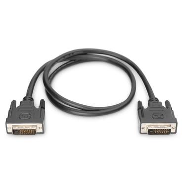 Digitus AK-320108-010-S DVI kabel 1 m DVI-D Sort