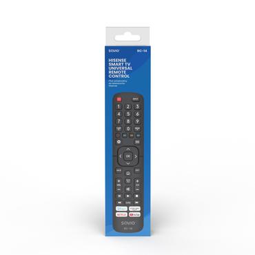 SAVIO RC-14 Universal remote control/replacement for HISENSE  SMART TV