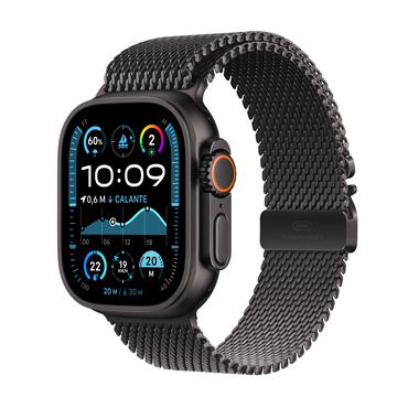 Apple Watch Ultra 2 OLED 49 mm Digital 410 x 502 pixel Berøringsskærm 4G Sort GPS (satellit)
