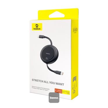 Baseus CB000062 USB-kabel 1 m USB C Sort