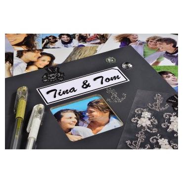 Hama Fine Art fotoalbum og arkbeskyttelse Grå 50 ark 10 x 15 cm