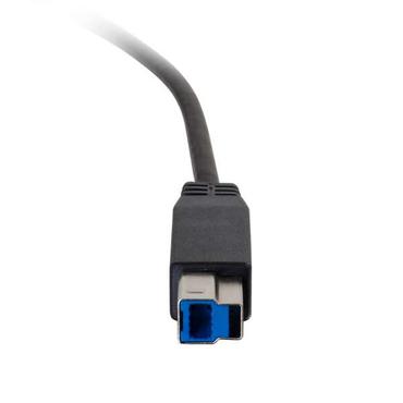 C2G 3m USB 3.1 Gen 1 USB Type C to USB B Cable M/M - USB C Cable Black - USB Type-C kabel - USB Type B til 24 pin USB-C - 3 m