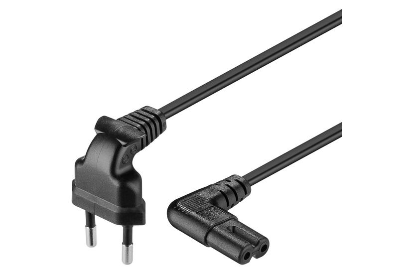 goobay NK 104 S - str&oslash;mkabel - power IEC 60320 C7 til Europlug - 75 cm