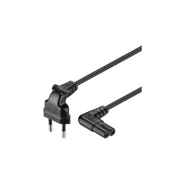 goobay NK 104 S - str&oslash;mkabel - power IEC 60320 C7 til Europlug - 75 cm