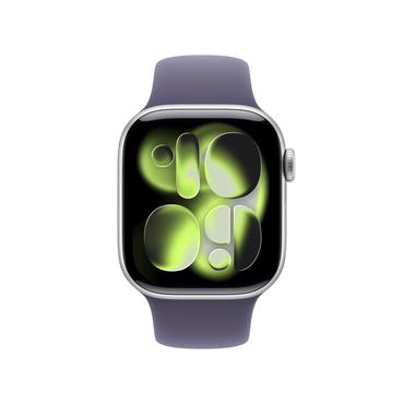 Apple Watch Series 11 OLED 42 mm Digital 374 x 446 pixel Ber&oslash;ringssk&aelig;rm S&oslash;lv Wi-Fi GPS (satellit)
