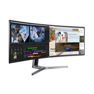 Samsung C49RG90SSU skærm - LED baglys - 49" - AMD FreeSync Premium Pro - VA - 4ms