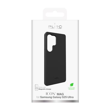 PURO PUSGS25UICONMAGBLK, Cover, Samsung, Galaxy S25 Ultra, 17,5 cm (6.9"), Sort