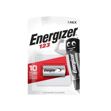 ENERGIZER Batteri CR123 Lithium 1-pak