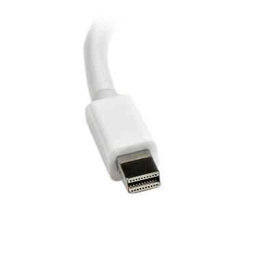StarTech.com Mini DisplayPort to VGA Adapter - White - 1080p - Thunderbolt to VGA Monitor Adapter - Mini DP to VGA Converter (MDP2VGAW) - video transformer - hvid