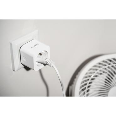 SAVIO WI-FI smart socket  16A  AS-01  White