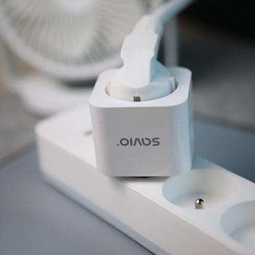 SAVIO WI-FI smart socket  16A  AS-01  White