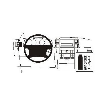 Brodit ProClip - monteringsbeslag til køretøjer