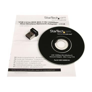 StarTech.com USB 150Mbps Mini Wireless N Network Adapter