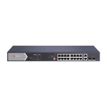 Hikvision DS-3E0520HP-E netværksswitch Ikke administreret Gigabit Ethernet (10/100/1000) Strøm over Ethernet (PoE) Blå
