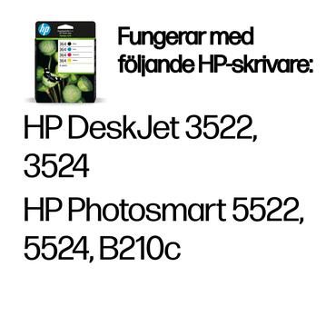 HP 364 - 4-pack - svart, gul, cyan, magenta - original - bl&auml;ckpatron