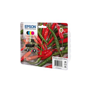 Epson 503XL Multipack - 4-pack - XL - svart, cyan, magenta, gul - original - bl&auml;ckpatron