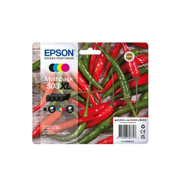 Epson 503XL Multipack - 4-pack - XL - svart, cyan, magenta, gul - original - bl&auml;ckpatron