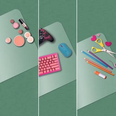 Skriveunderlag 36x70 mat transparent