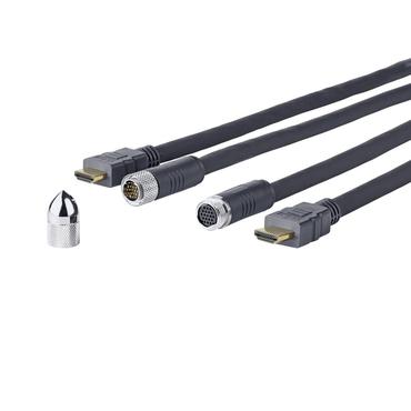 VivoLink Pro Cross Wall - HDMI-kabel med Ethernet - 20 m