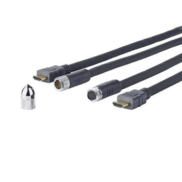 VivoLink Pro Cross Wall - HDMI-kabel med Ethernet - 20 m