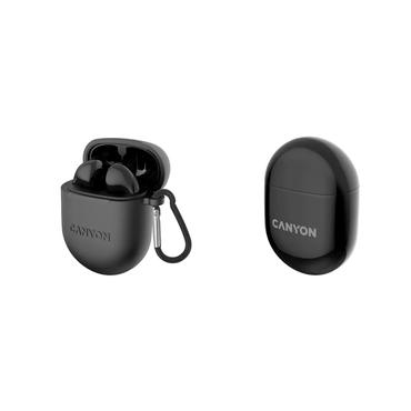 Canyon Bluetooth Headset TWS-6 Gaming Mode/BT 5.3 svart detaljhandel
