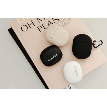 Canyon Bluetooth Headset TWS-6 Gaming Mode/BT 5.3 svart detaljhandel