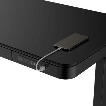 ACTIVEJET desk with electric height adjustment 140x70 ET119W-C black